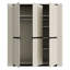 Taylianna 3 Door Manufactured Wood Wardrobe