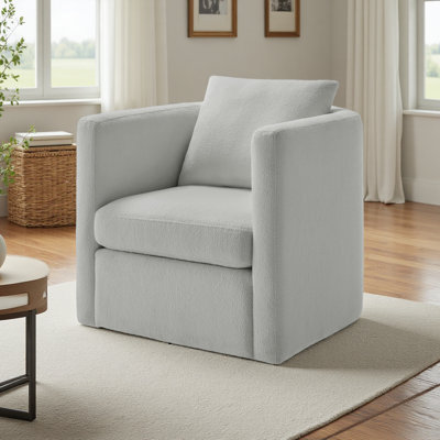 Fauteuil demi-tonneau pivotant