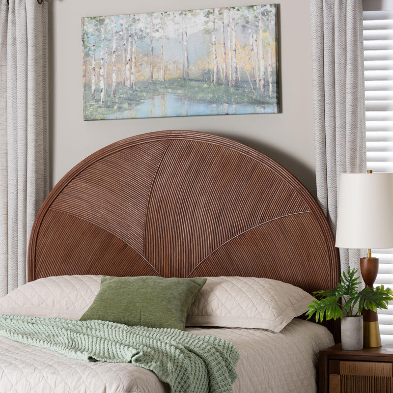 Berntraud Headboard, King, Dark Brown