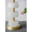 Lampe de table en marbre 13 x 13 x 26 po