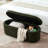 Hazelzet Fabric Upholstered Storage Bench-1199145250