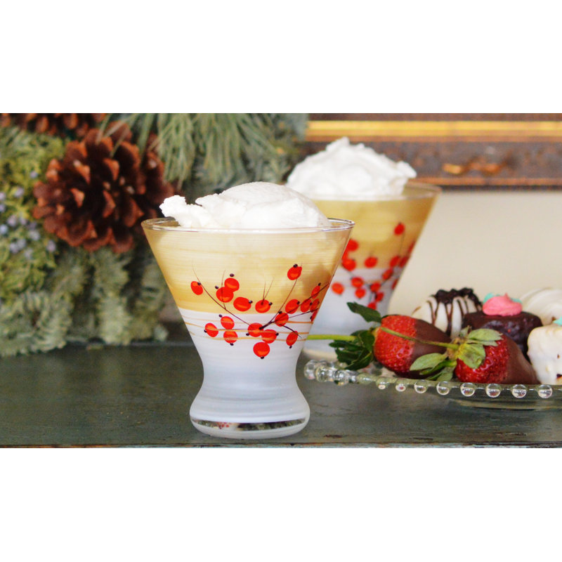 Berries 'n Branches 7 oz. Cosmos Glass