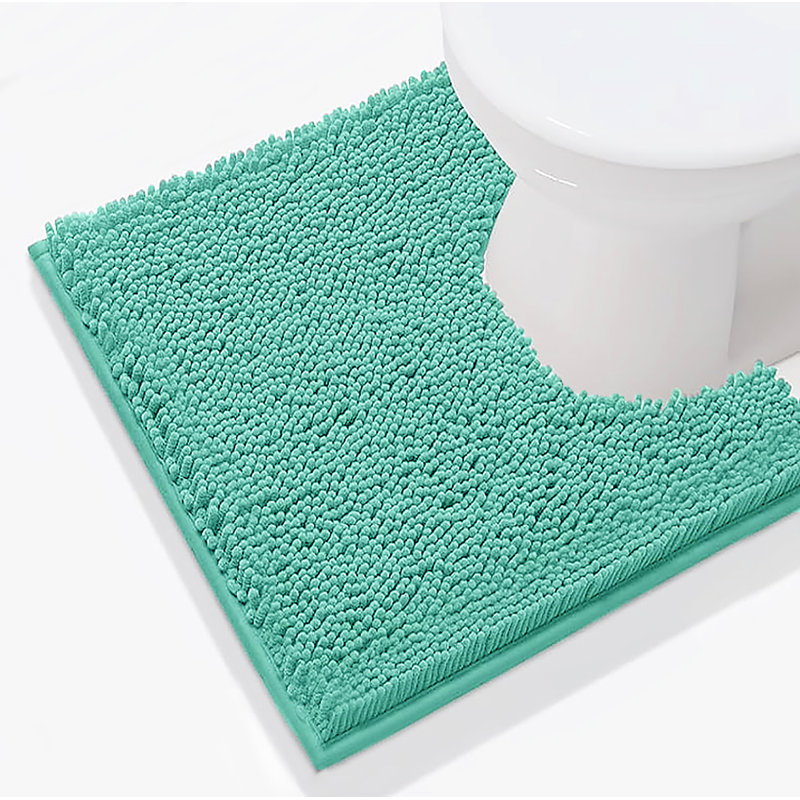 Tapis pour salle de bain Soft, Turquoise
