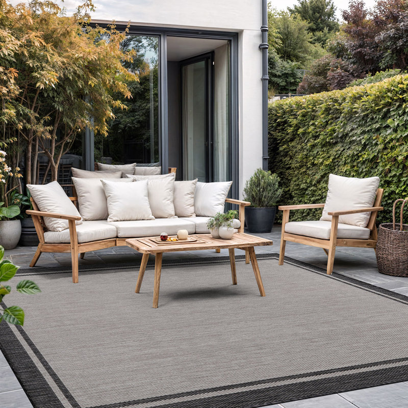 Tapis d'intérieur / extérieur Mekih, Rectangle 5 pi x 7 pi