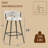 Upholstered Counter Stool With Metal Frame-1759930427-1759930429