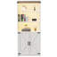 68.9'' H x 29.5"W Wood Storage Bookcase whit Light-48796825