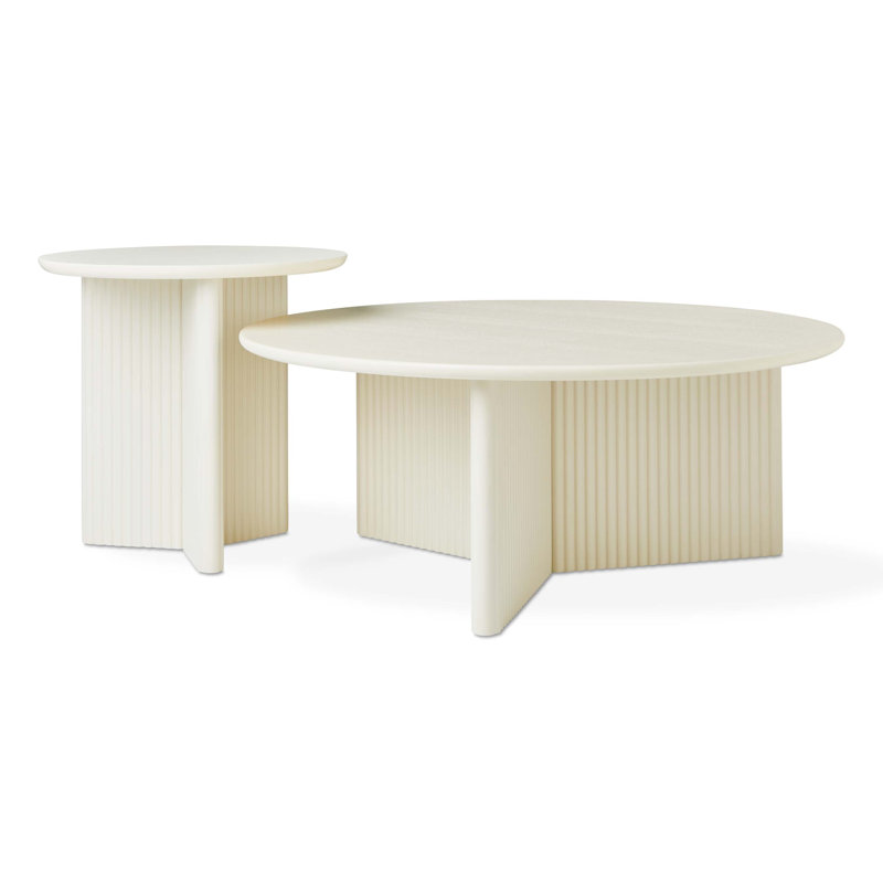 Odeon Coffee Table, Pearl