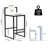 Set Of 2 Barstools Faux Leather Upholstered Bar Stools Modern Metal Frame Dining Chairs For Counter, Kitchen Island-1055298662-1055298660