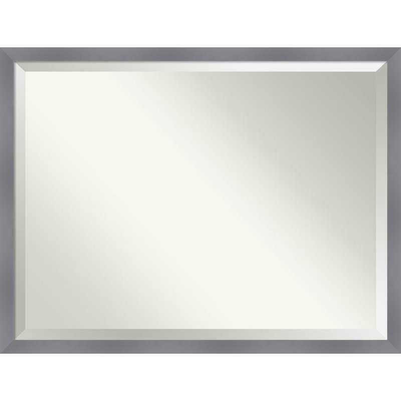 Jerlyn Solid Wood Wall Mirror, Rectangle, 24.5" x 30.5"