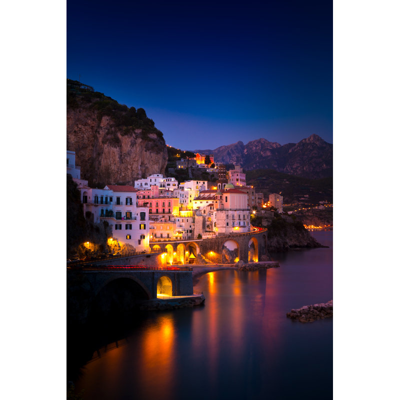 Amalfi Cityscape, Italy - Wrapped Canvas Print, 46cm H x 30cm W x 3.8cm D