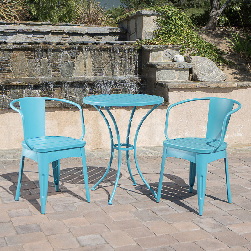 COLMAR 3 PC KD METAL SET, Teal