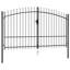 Portail en métal noir Lilbourn-71246278