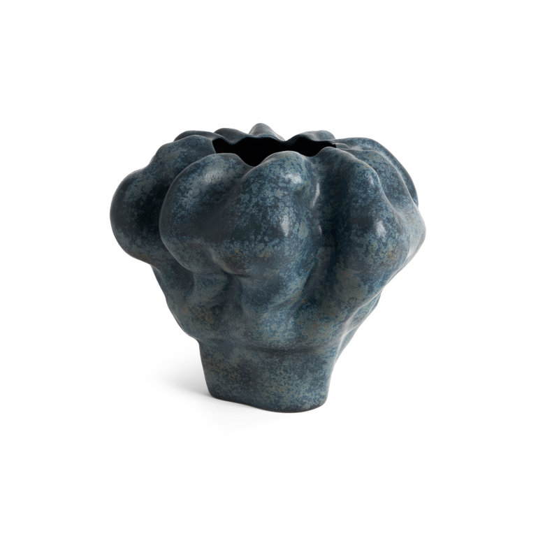 Timna Vase - Latte - Extra-Short, Aged Iron