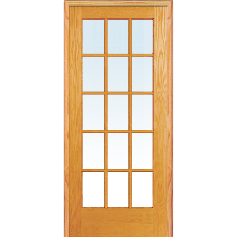 Portes françaises en verre, 30 po x 80 po, Côté gauche