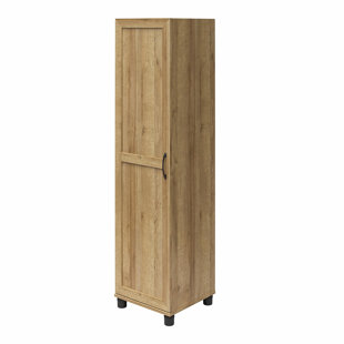 Aiho Bathroom Storage Cabinet, Narrow Tall Cabinet Storage Tower with Door and Drawer, White