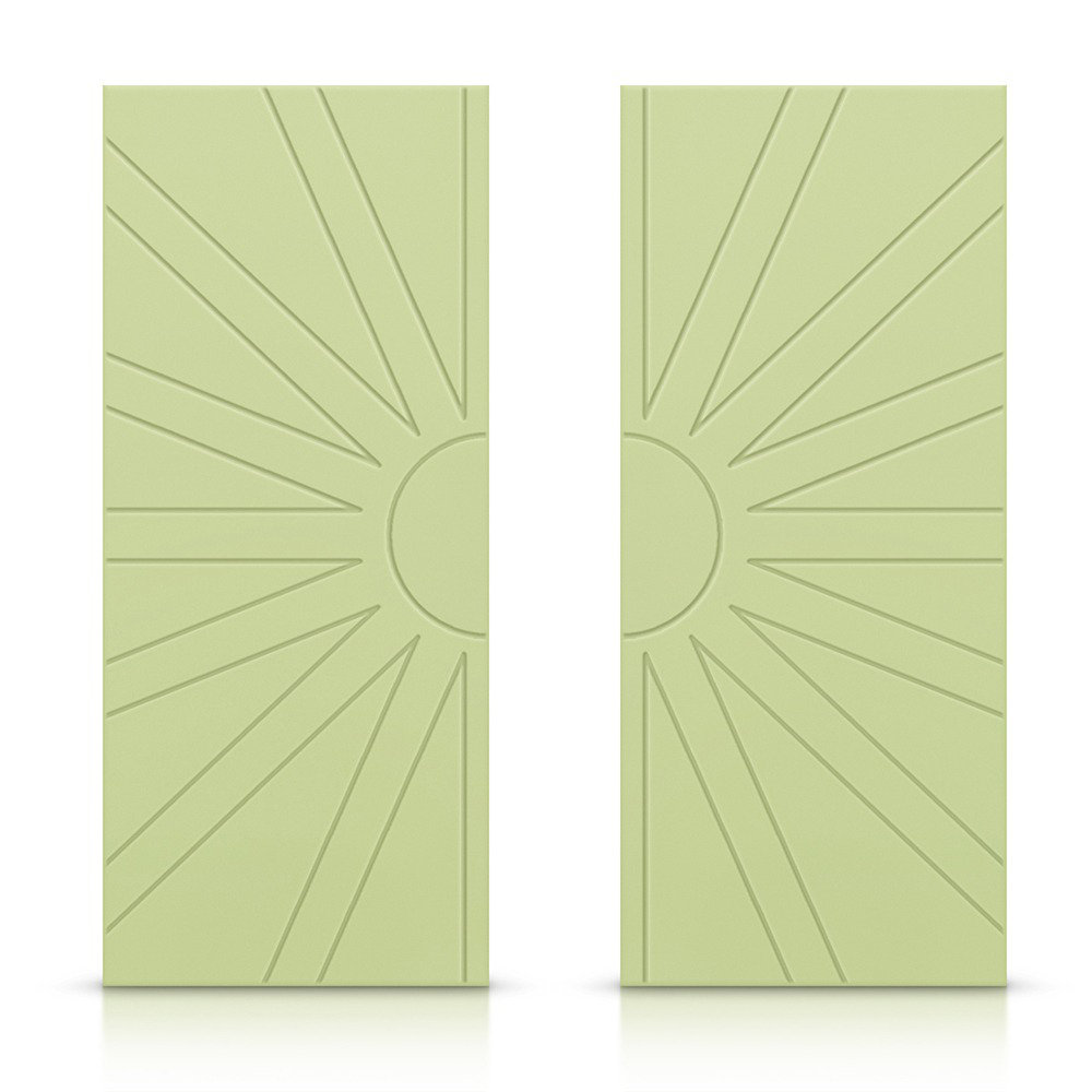 Hollow Paneled Painted Sliding Closet Doors Calhome 