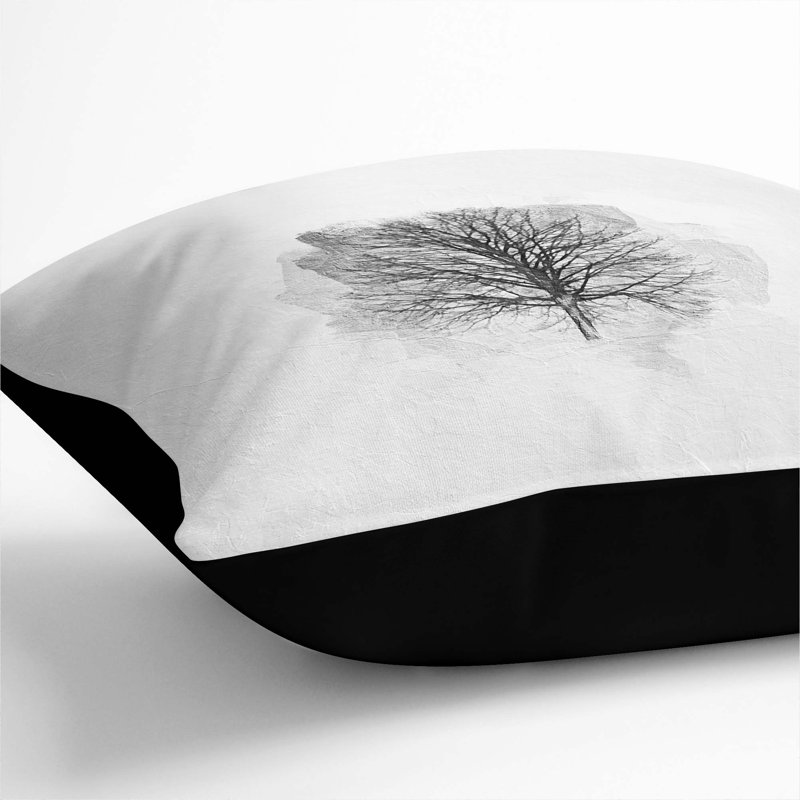 Square Throw Cushion, 40 x 40 cm, Black