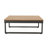 Outdoor Furniture With Aluminum Structure And Faux Wood Accents - Dark Grey Color Construction In