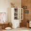 Armoire avec porte simple en verre trempé