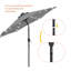 Parasol de marché éclairé 90 po Scheibe-203536014
