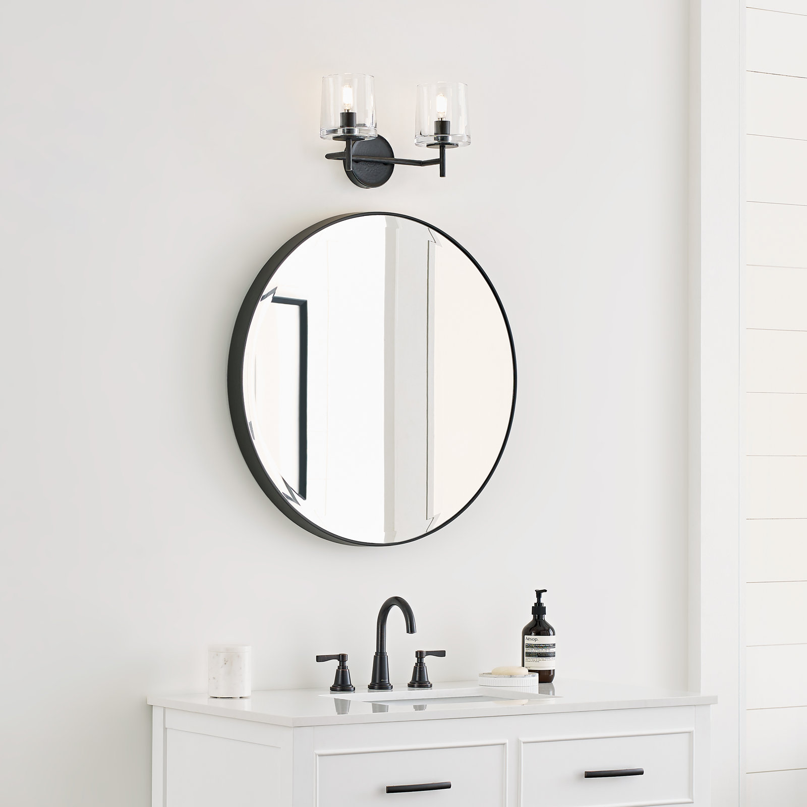 Marietta Dimmable Iron Vanity Light, 2