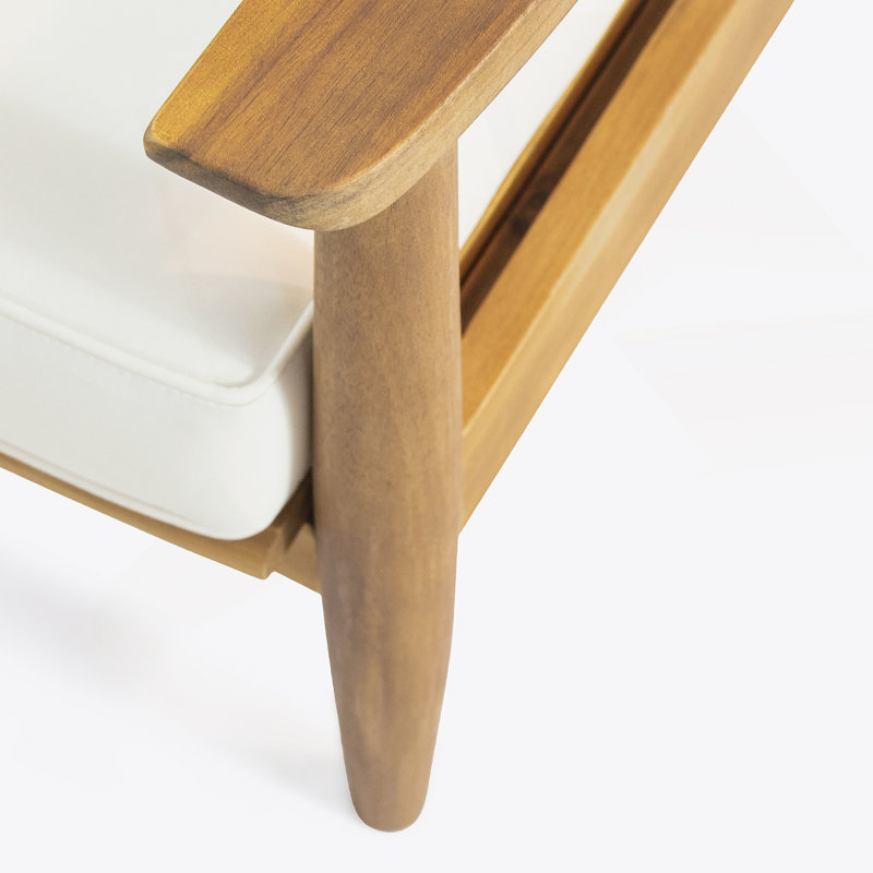 Causeuse + table basse, Beige