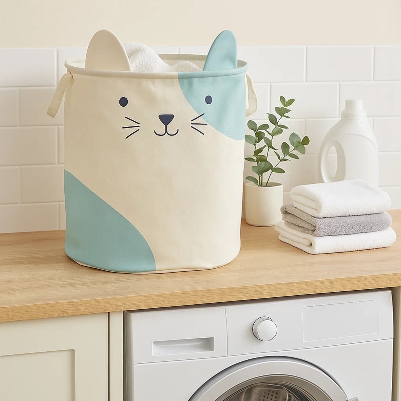 Fabric Laundry Bag with Handles