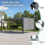 Pergola en aluminium avec auvent Aoodor-97922609-86865222
