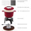 11-Piece Sierra Fondue Set - Cherry Red-1442355363