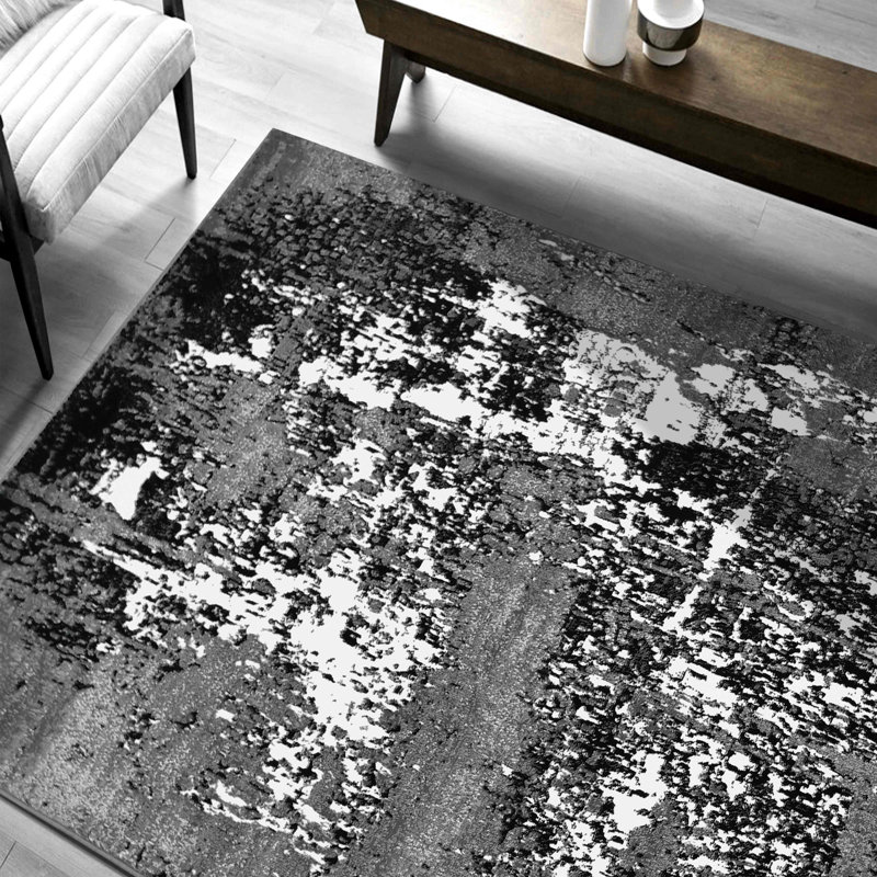 Abstract Indoor Rug, Rectangle 8' x 10'
