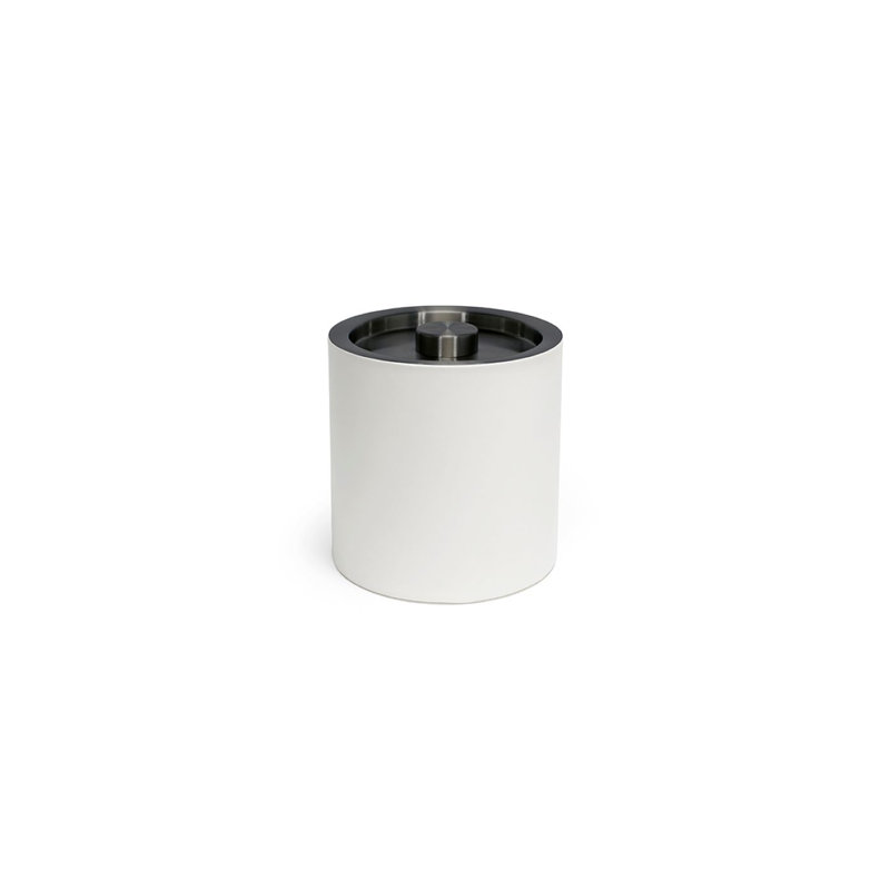Seau rond à glace rond 2 qt London, H 8,75 po x l 7,5 x P 7,5 po, Bleu marine / or rose
