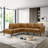 Mouloud 2-Piece Genuine Leather Sectional -100234036-100234037