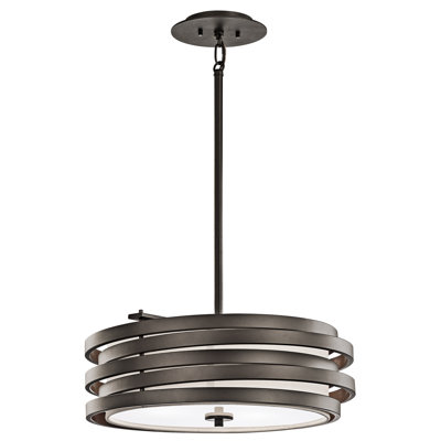 Quattro 3 - Light Dimmable Drum Chandelier