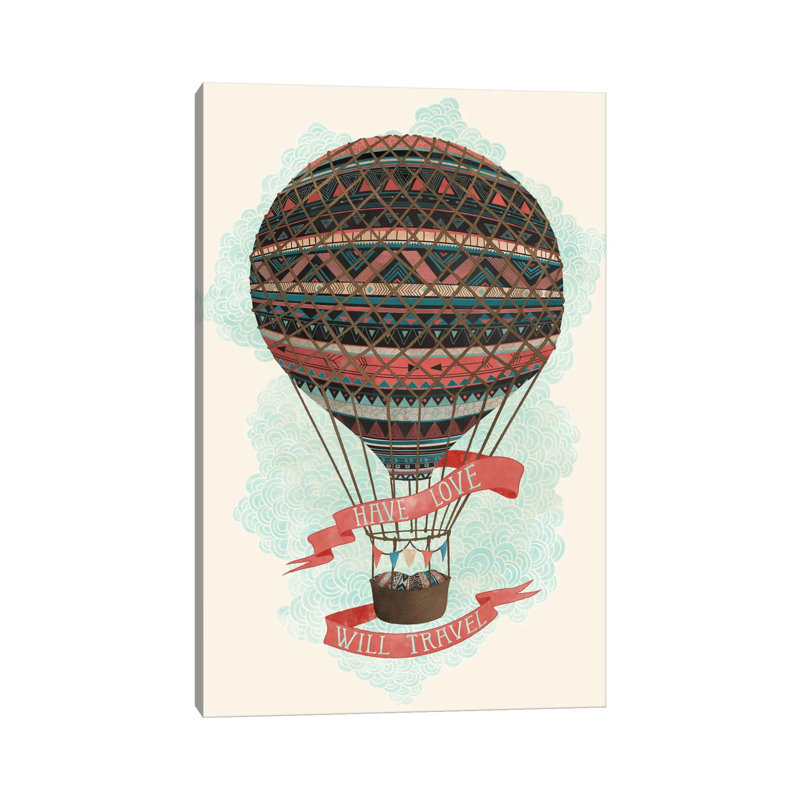 Have Love Will Travel by Laura Graves - Wrapped Canvas Print, 20.32 cm H x 30.48 cm W