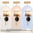 Modern Glass Vanity Light With Brass Accents(Set of 2)-124840836-124840840-124840841