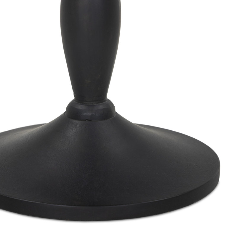 Carden End Table, Black Antique