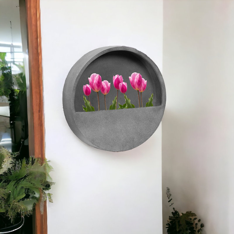 Pot de fleurs mural, H 12 po x l 12 po x P 5 po