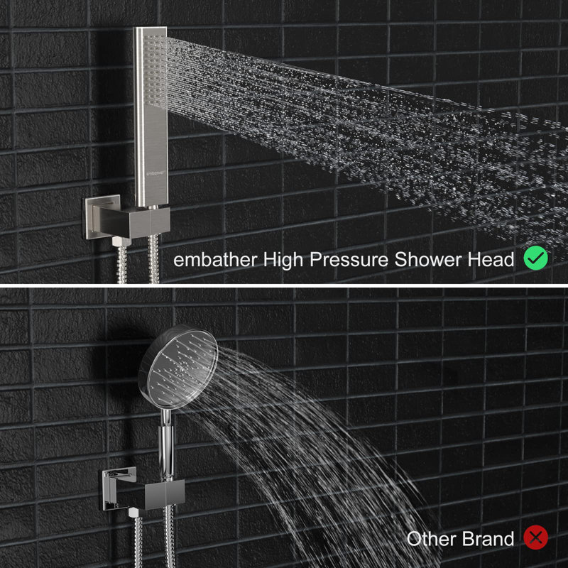Ensemble de robinet de douche 12 "pour salle de bain
