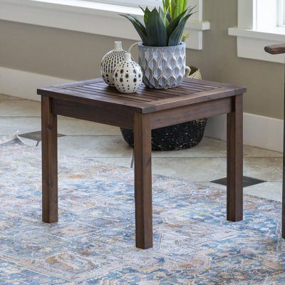Table d'appoint en bois massif Harbison