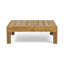 Ensemble de canapés d'extérieur sectionnels luxueux Oana en bois d'acacia avec coussins rouges