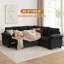 Canapé rembourré avec repose-pieds-713596434
