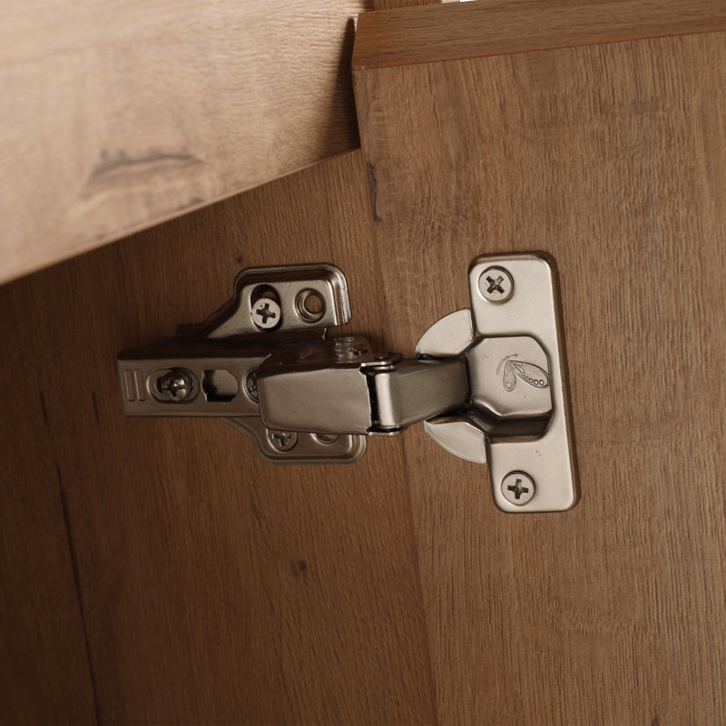 Tomas Wall-Mounted Side Cabinet, Brown