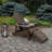 Anette Outdoor Adirondack Chair With Ottoman-910188982
