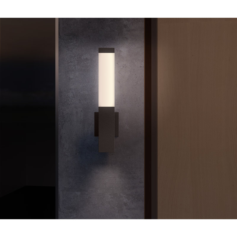 Textured Bronze Direct Wired Electric Wall Sconce