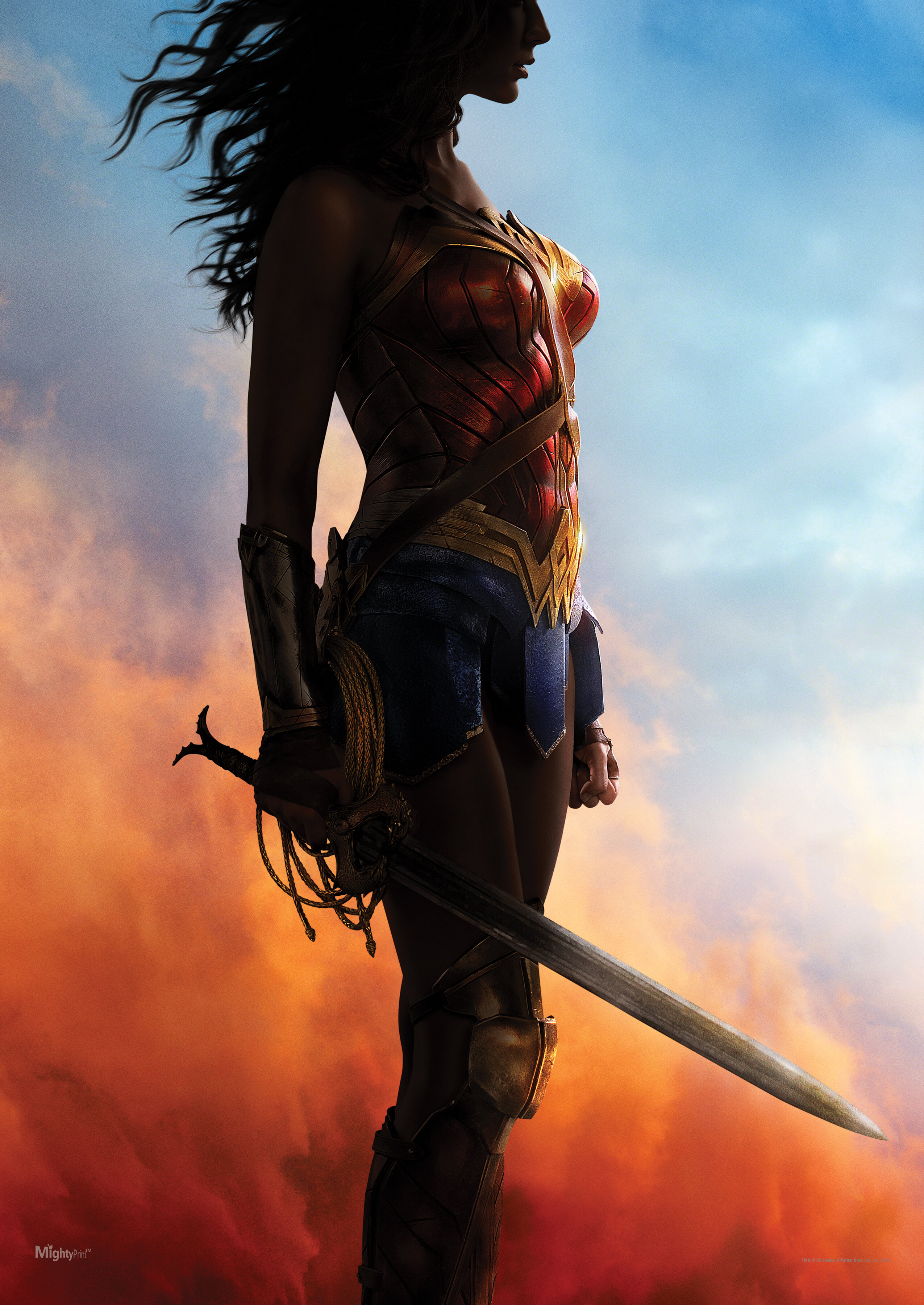 Wall Art Print Wonder Woman - Power, Gifts & Merchandise