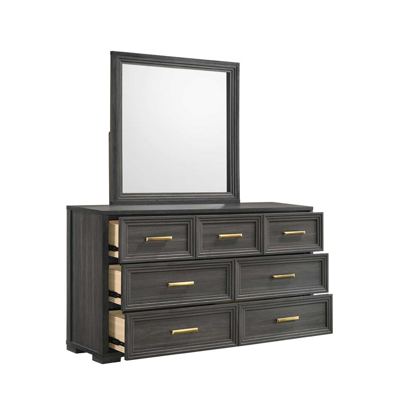 Commode 2041 Highland, Gris anthracite