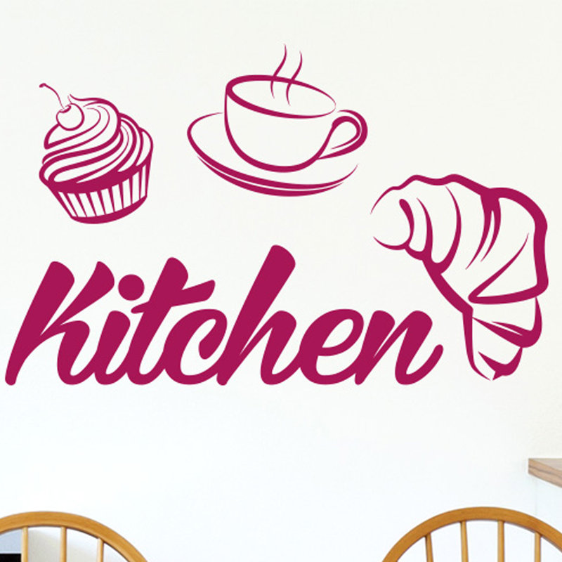 Food & Beverage Wall Decal, Violet