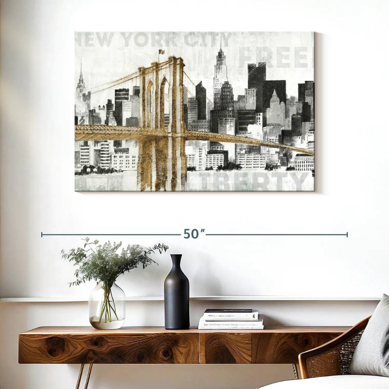 Hannes, New York, horizon I, H 26 po x l 39 po