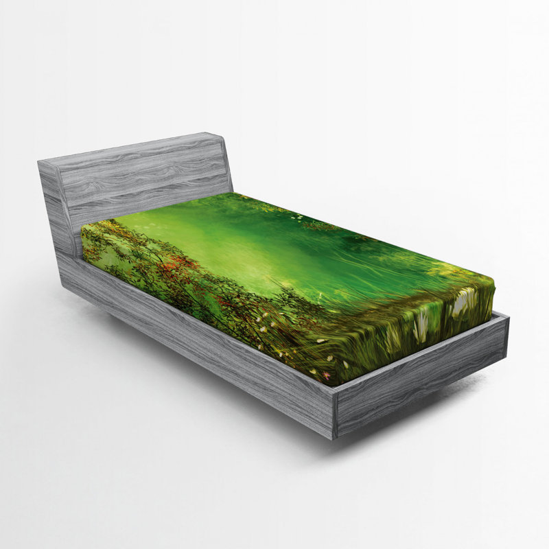 Microfiber Fitted Sheet, Twin Fitted Sheet