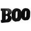 Enseigne lumineuse d'Halloween à DEL «BOO»-52868763-52868764